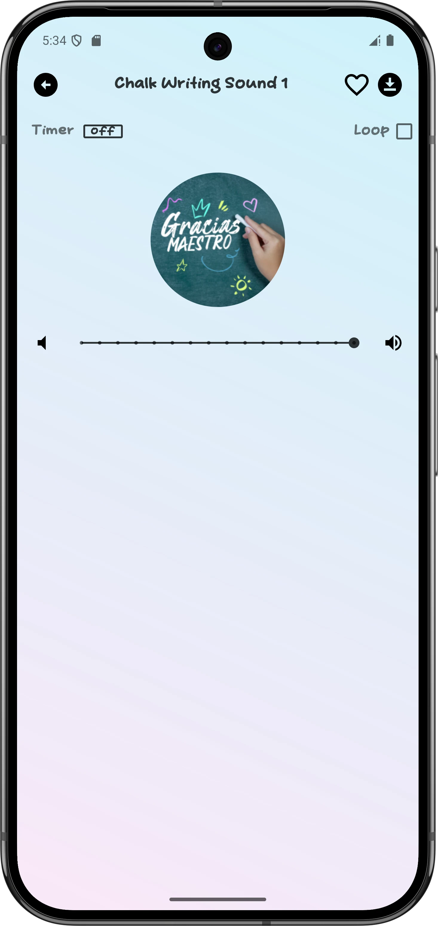 Chalk Writting Sounds screenshot